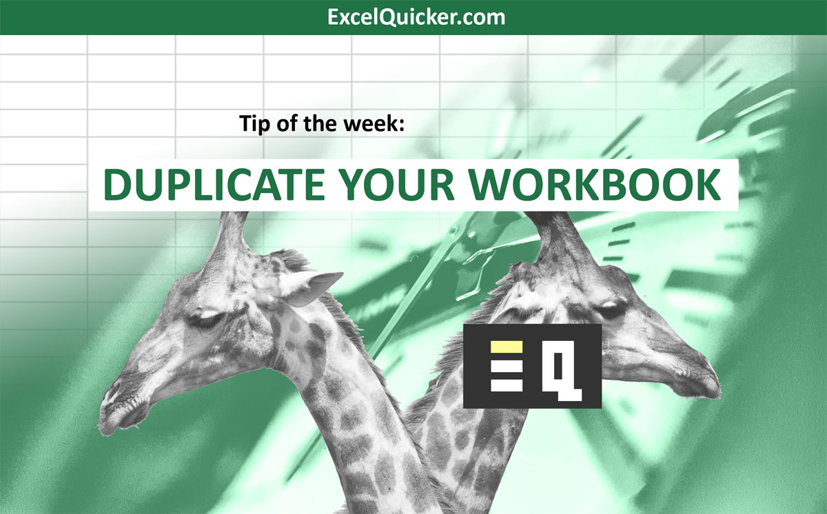 Duplicate Your Workbook In Seconds Excel Quicker
